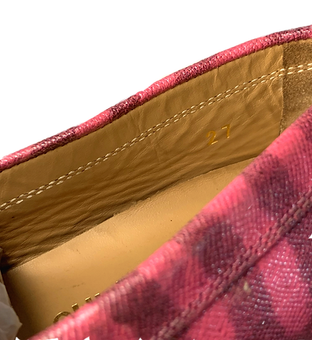 Salvatore Ferragamo Pink Saba Loafers Size 27