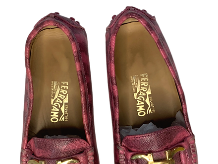 Salvatore Ferragamo Pink Saba Loafers Size 27