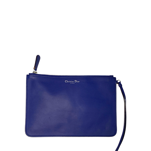 Christian Dior Navy Blue Pouch