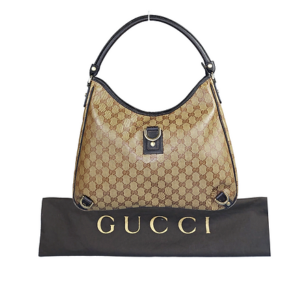 Gucci GG Crystal Abbey D Ring Shoulder Bag