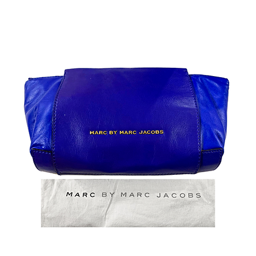 Marc by Marc Jacobs Blue Leather Clutch