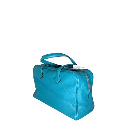 Hermes Blue Jean Victoria II Fourre-Tout 35 Bag