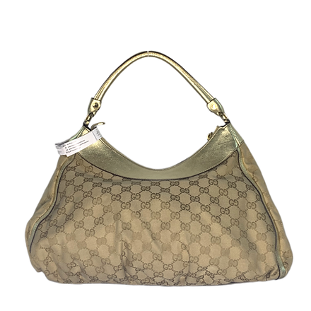 Gucci Monogram Canvas Abbey D-Ring Shoulder Bag