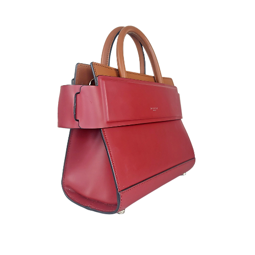 Givenchy Bag Horizon Mini Red Smooth Leather Tote
