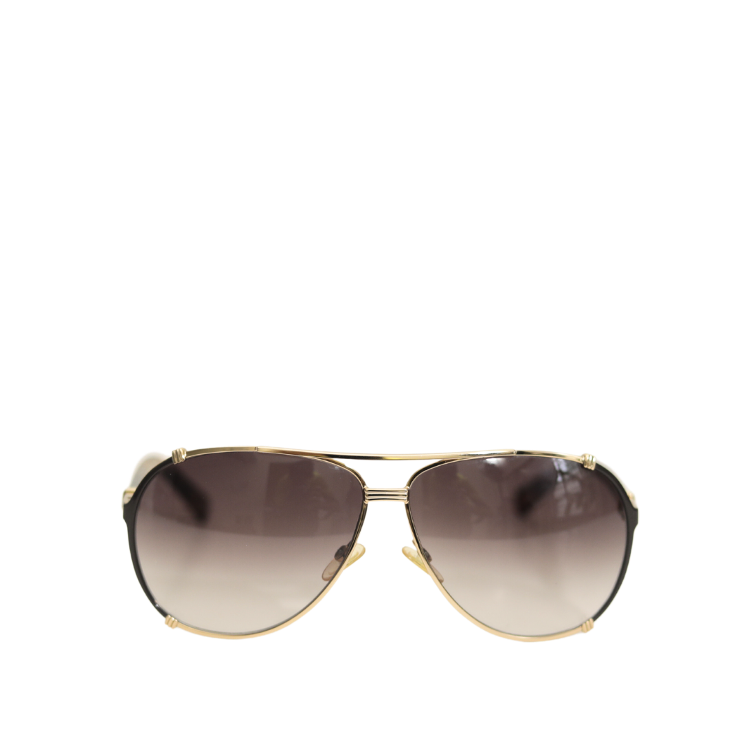 Christian Dior Chicago 2 Strass Aviator Sunglasses