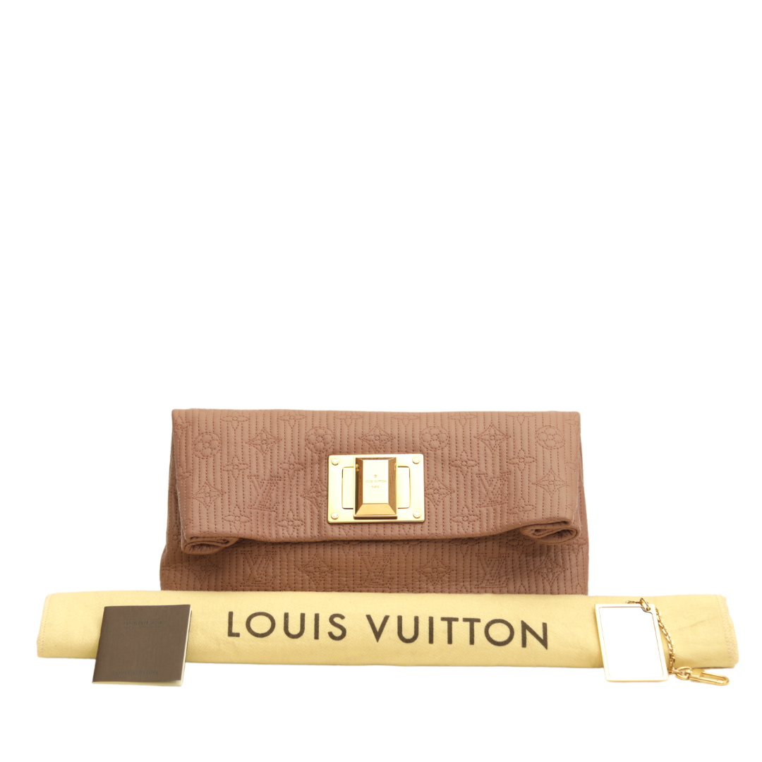 Louis Vuitton Monogram Jacquard Leather Altair Clutch