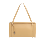 Cartier Beige Leather Cabochon Small Flap Shoulder Bag
