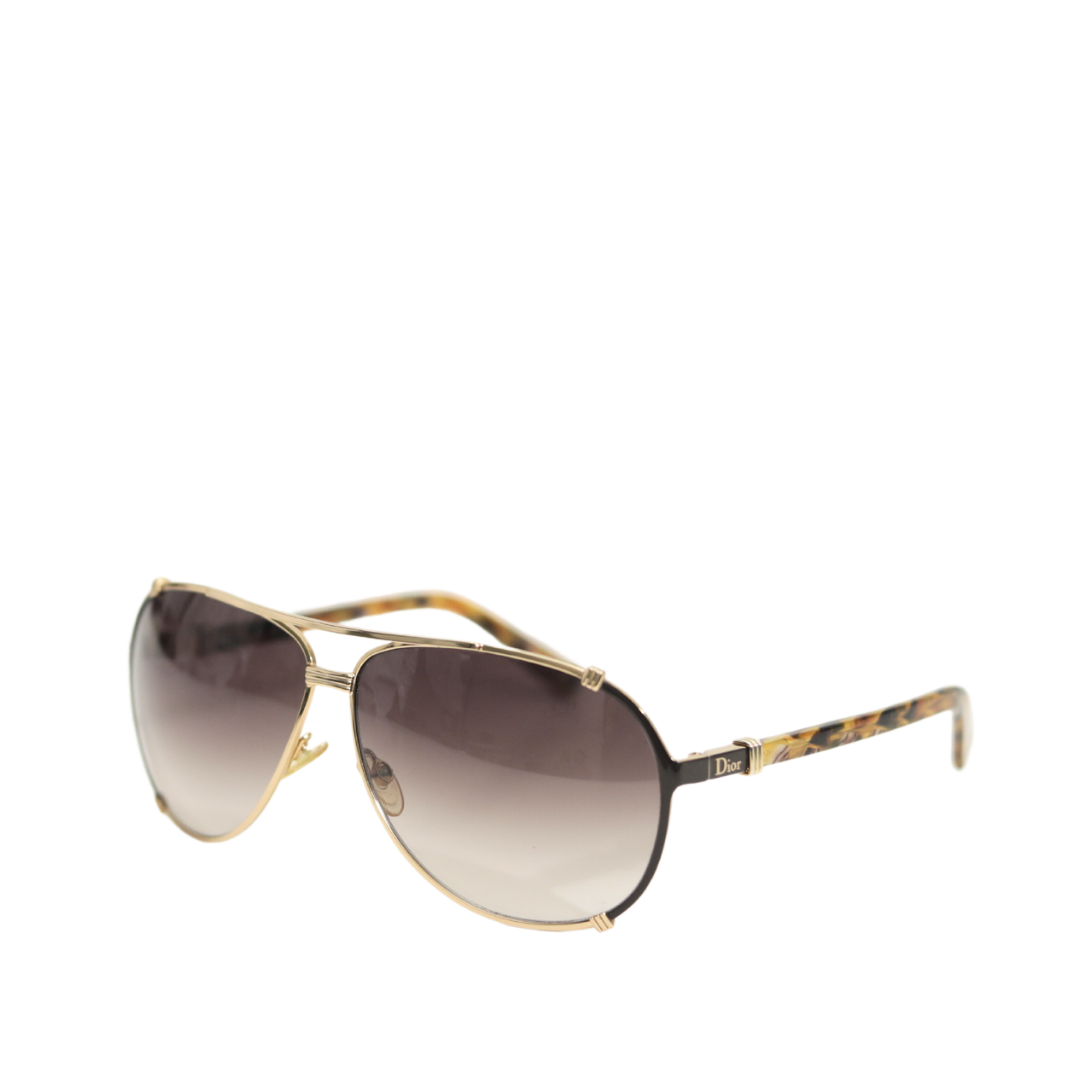 Christian Dior Chicago 2 Strass Aviator Sunglasses