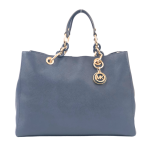 Michael Kors Blue Saffiano Leather Medium Cynthia Tote