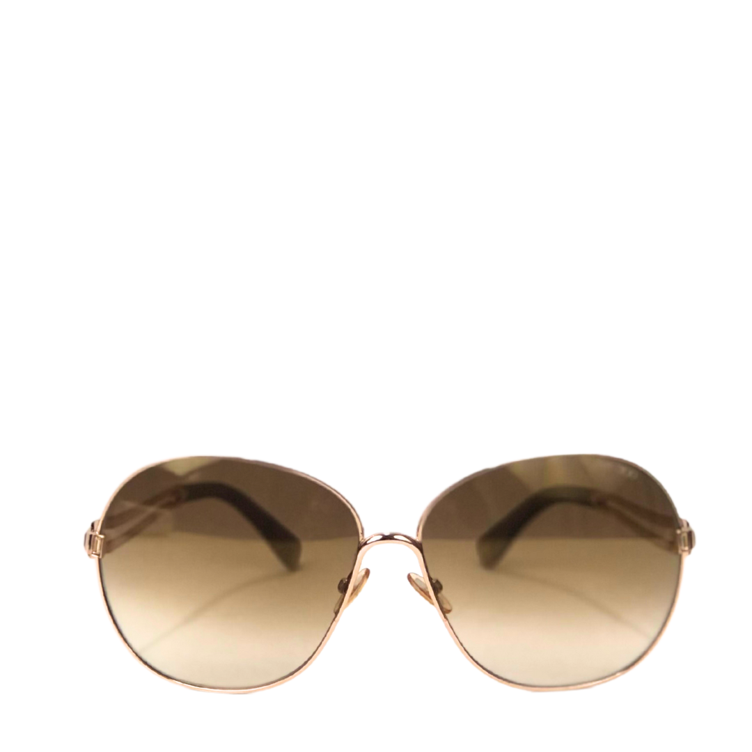 Jimmy Choo LOLA/S 000JL 63-13 130 Women's Golden Rim Sunglasses