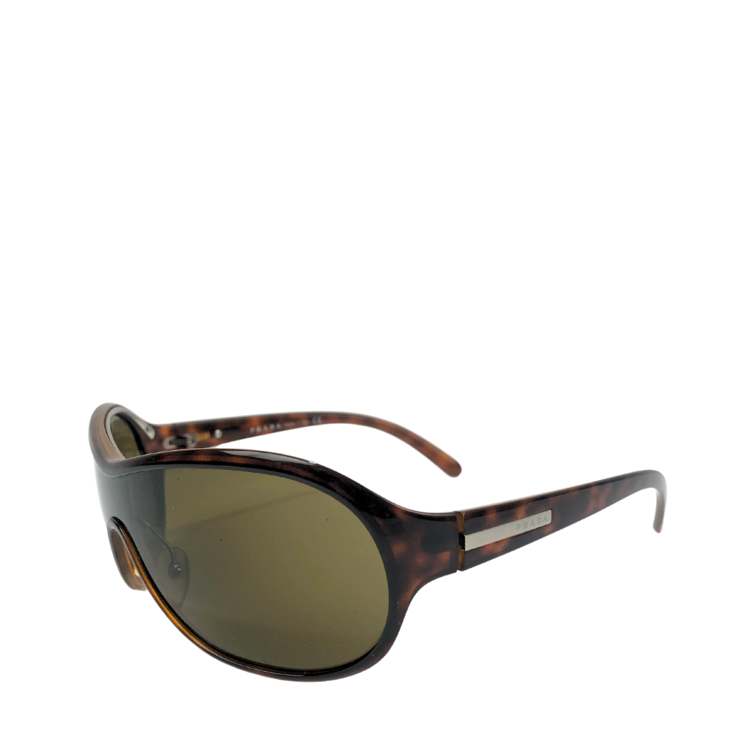 Prada Tortoise Shell Frame SPR 16G Women's Sunglasses