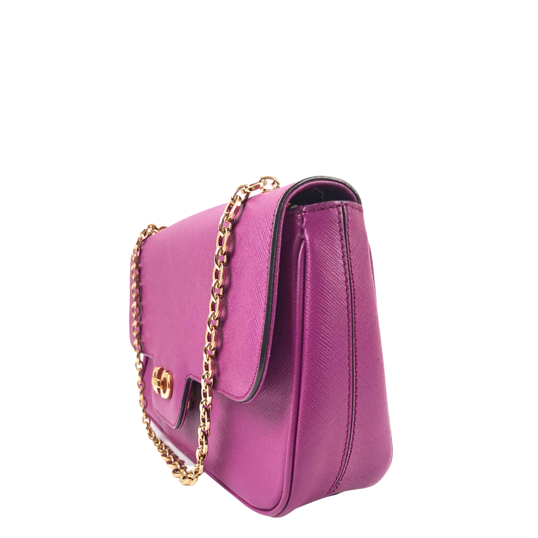 Salvatore Ferragamo Leather Shoulder Handbag