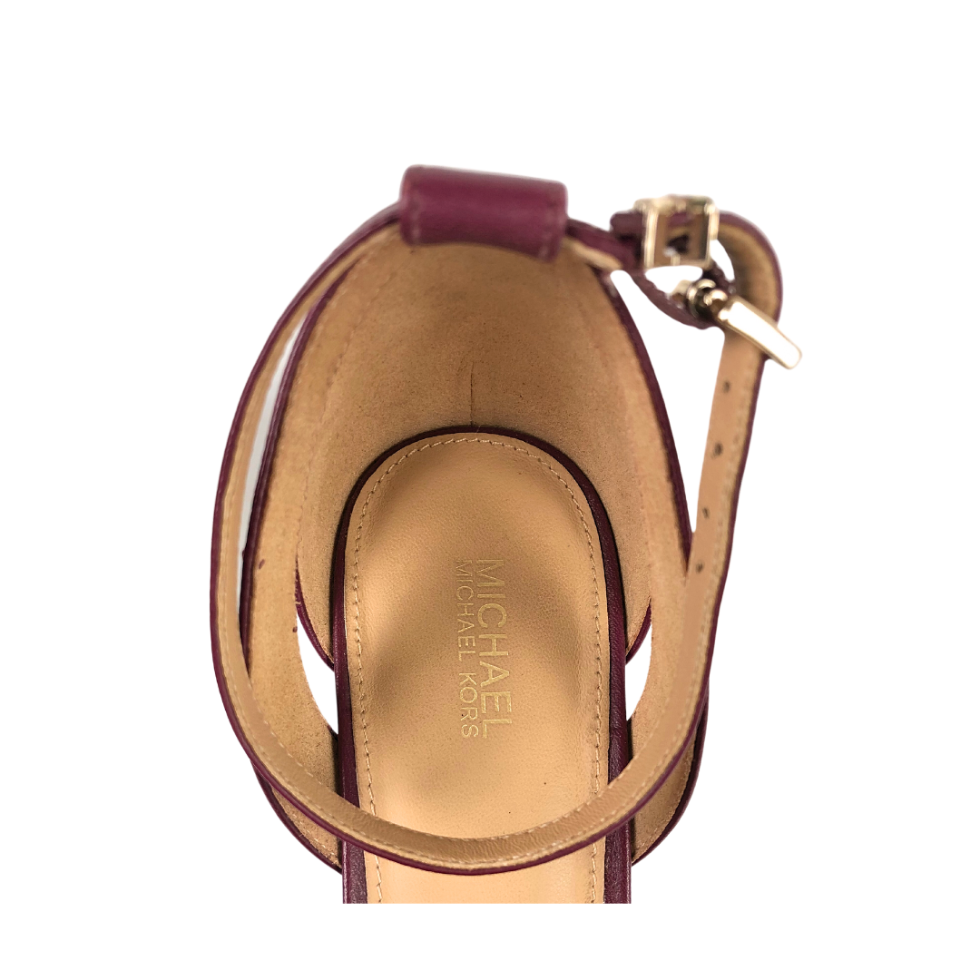 Michael Kors Serena Flex Smooth Leather Sandal EU-39