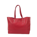 Furla Red Saffiano Leather Open-top Large Shoulder Tote