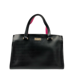 Kate Spade Black Shiny Leather Regatta Court Vita Tote