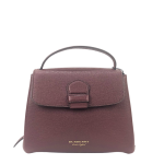 Burberry Small Camberley House Check Burgundy Leather Bag