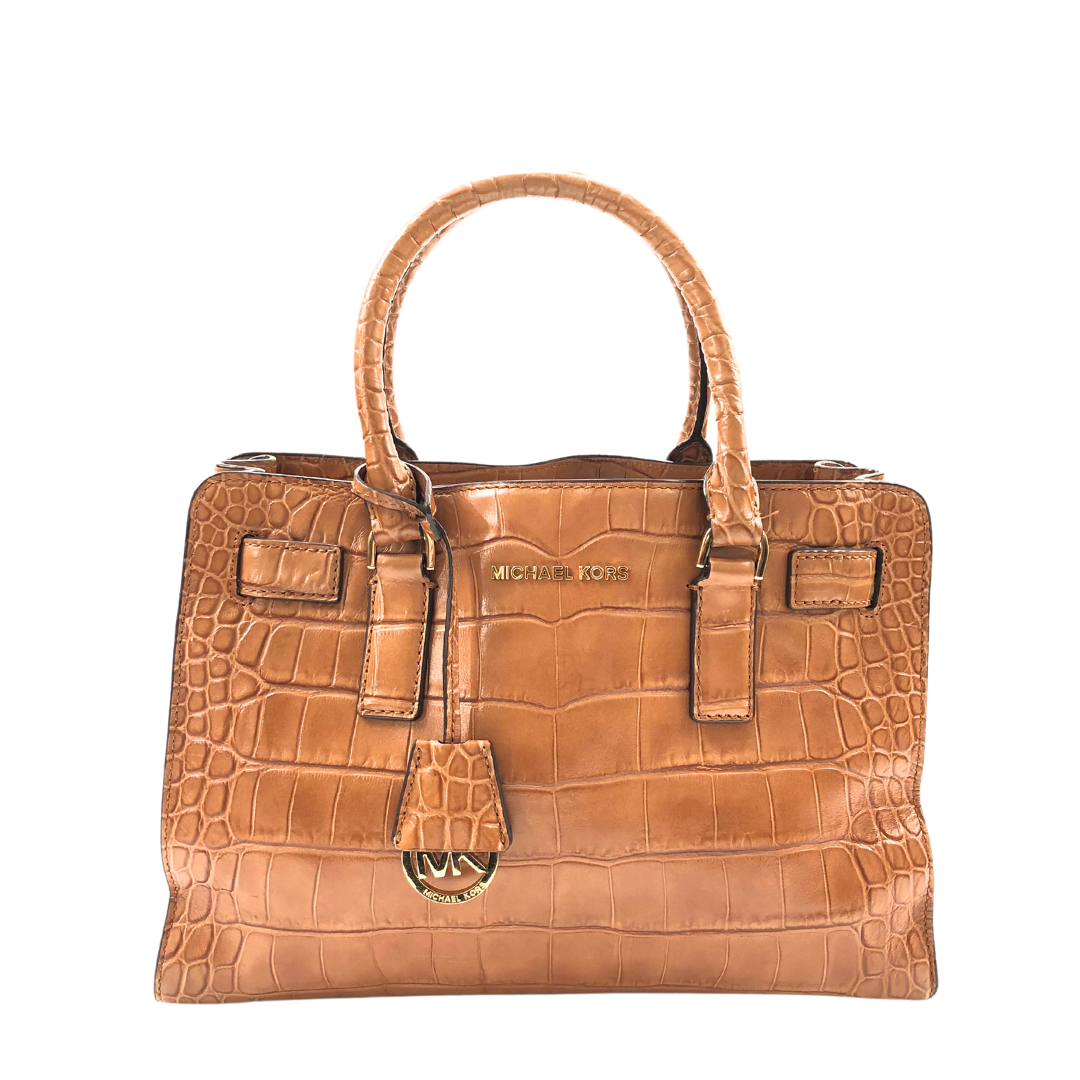 Leather mini bag Michael Kors Brown in Leather - 40312219