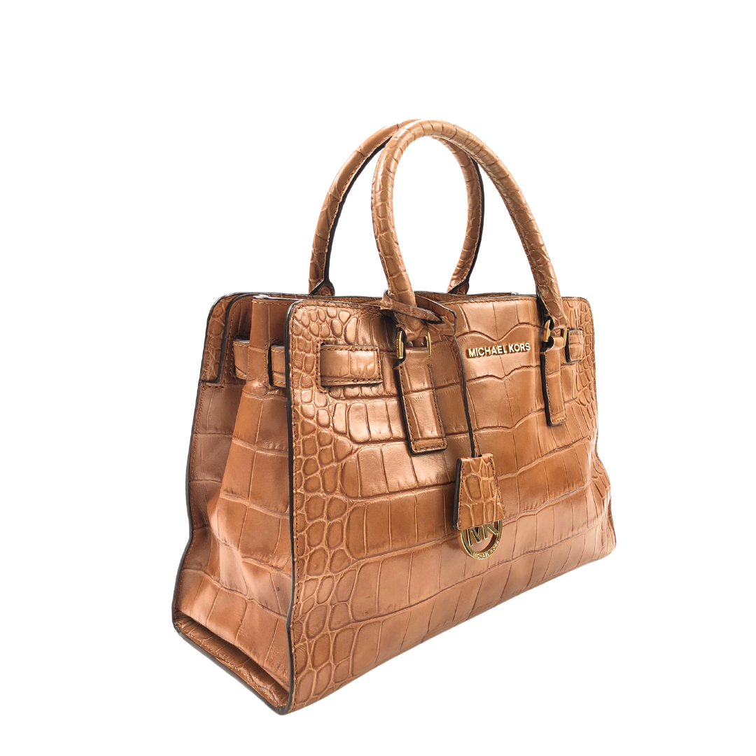 Buy Michael Kors Empire Signature Handbag | Brown Color Women | AJIO LUXE