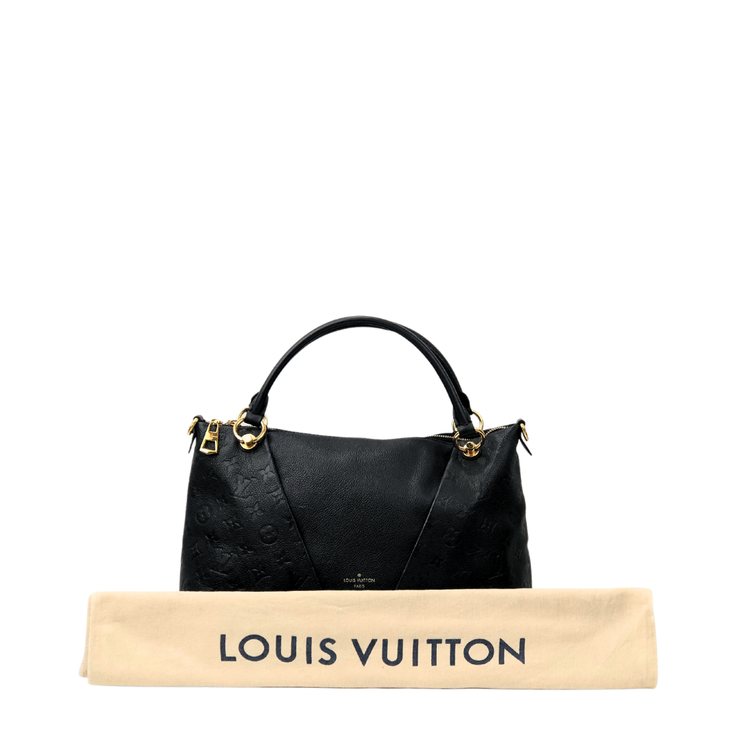 Louis Vuitton Black Monogram Empreinte V Tote MM QJB2AM1YK2005