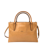 Coach Large Borough Bag Tan Leather and Honey Suede