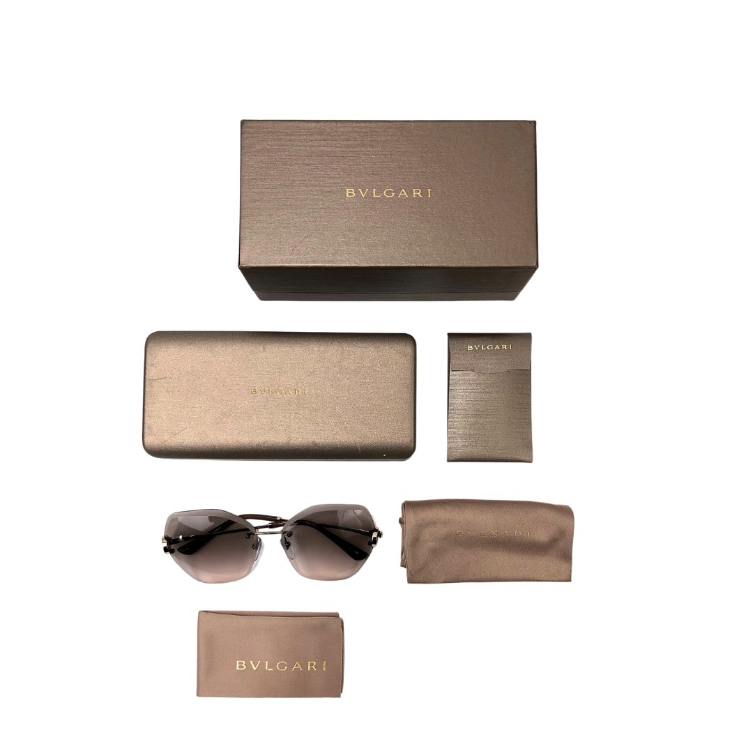 Bvlgari 0BV6105B UV-Protected Full-Rim Square Sunglasses