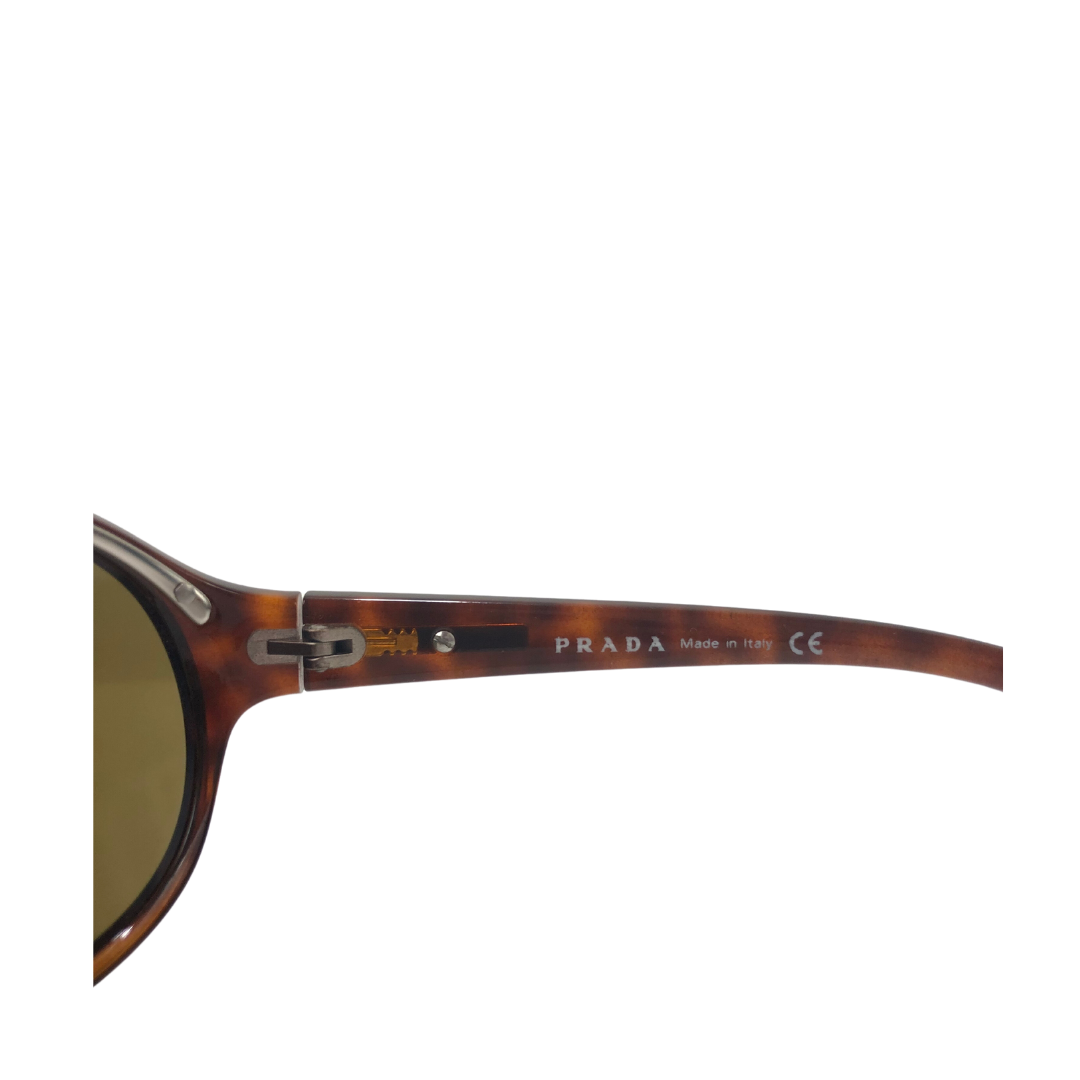 Prada Tortoise Shell Frame SPR 16G Women's Sunglasses