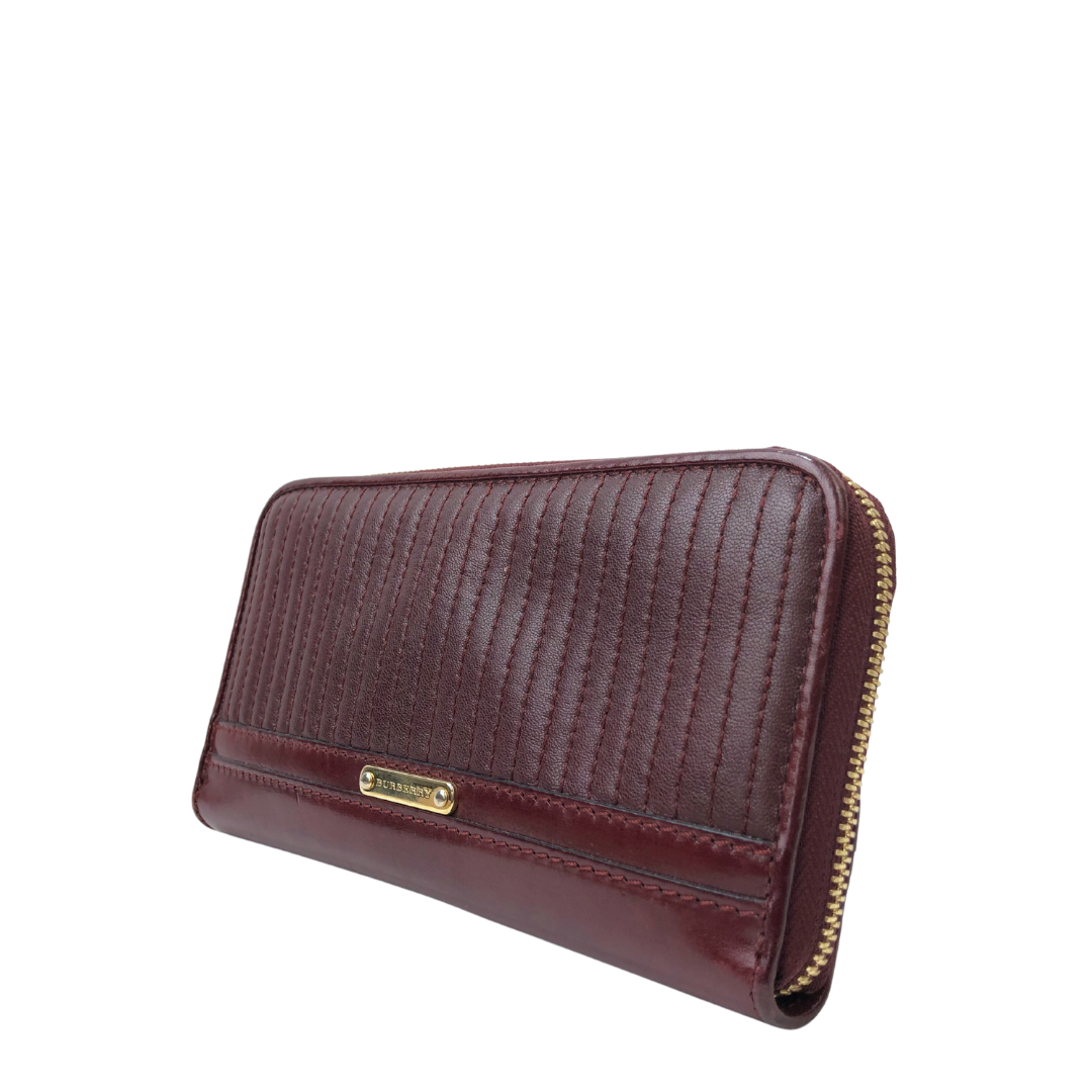 Burberry Hannah Icon Stripe Archive Tan E-Canvas Leather Wallet Crossbody  Bag | eBay