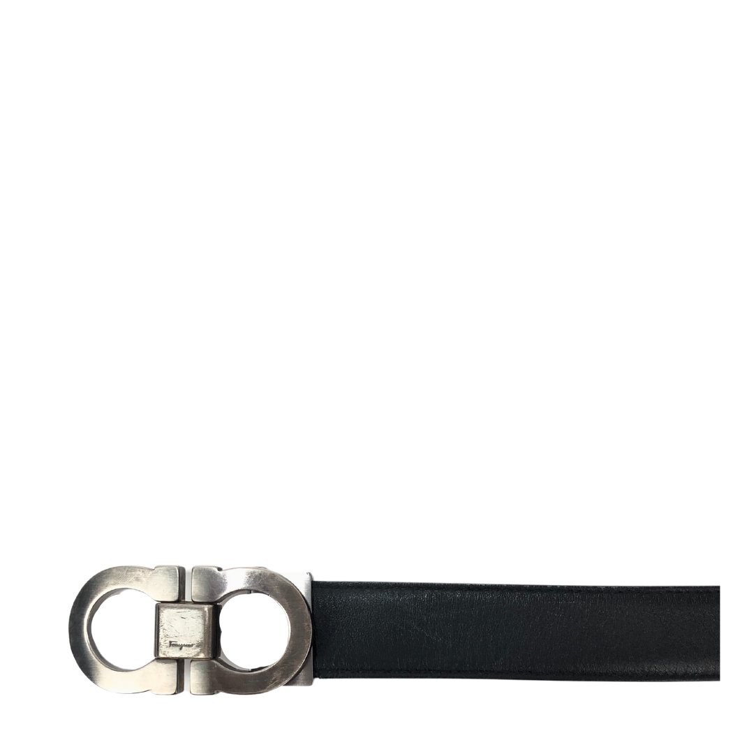 Gancini leather belt, Ferragamo