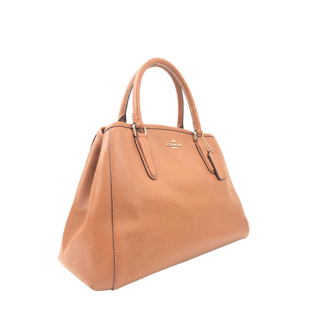 Coach Leather Margot Carryall Satchel Bag