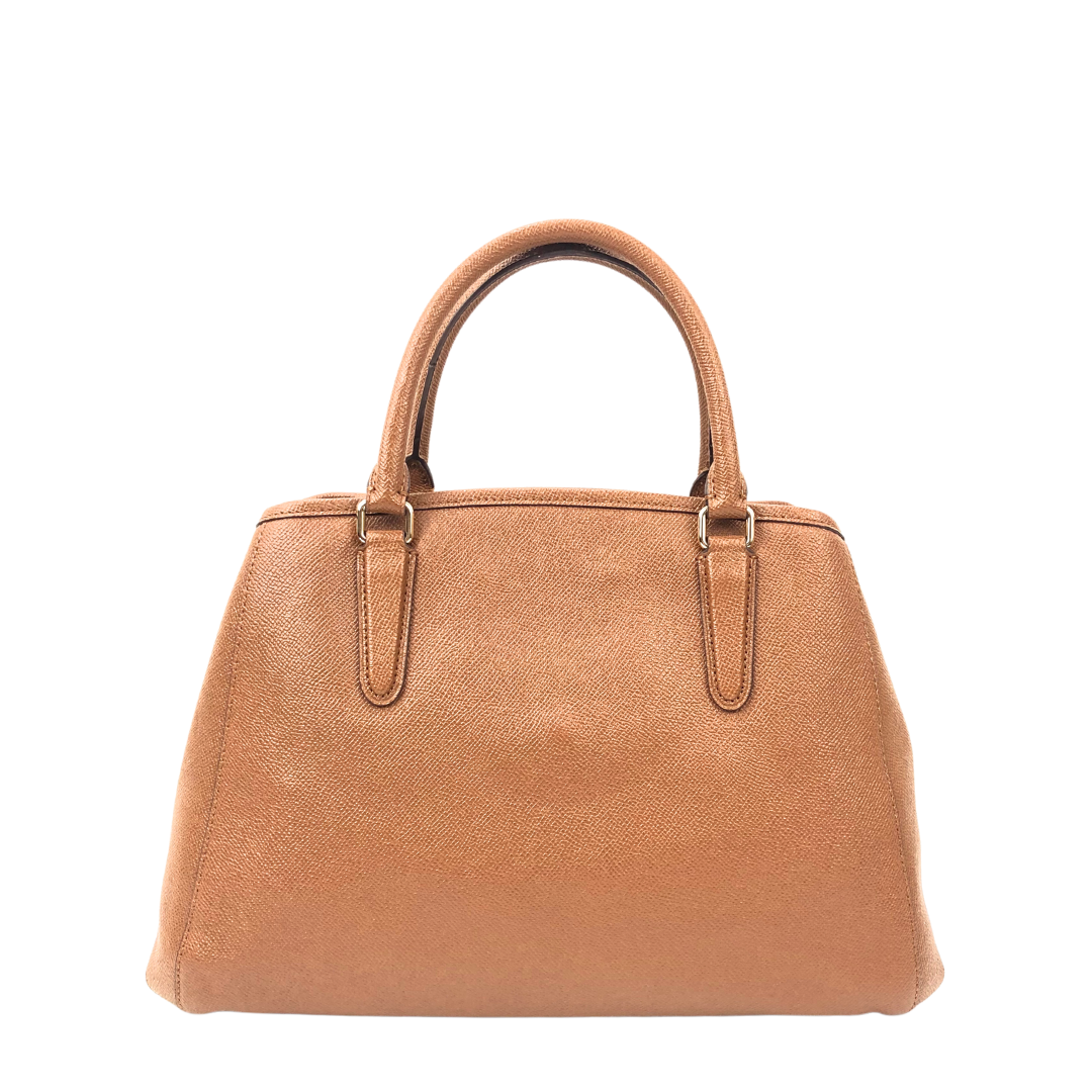 Coach Leather Margot Carryall Satchel Bag