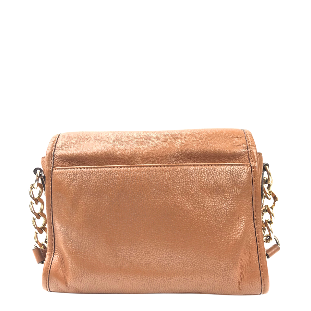 Michael Kors Margo Leather Messenger Crossbody Bag