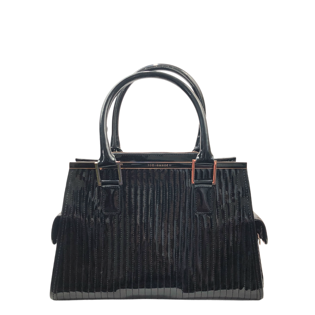 Ted baker black patent on sale bag