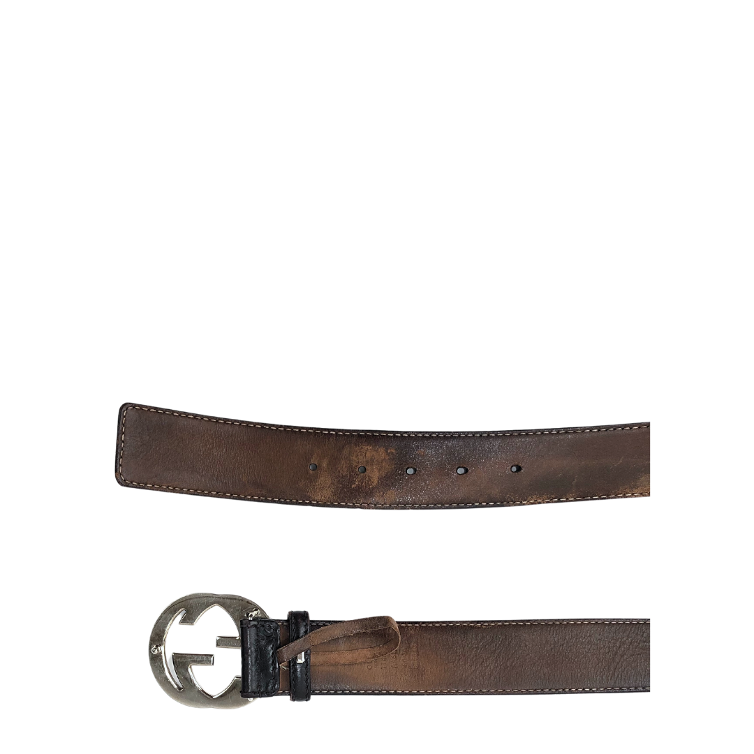 Gucci GG Signature Black Belt