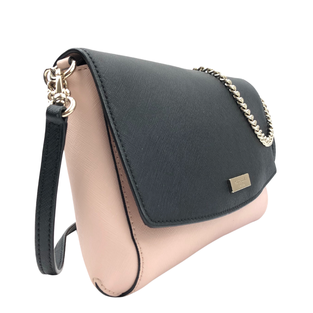 Kate Spade Black & Pink Leather Laurel Way Greer Bag