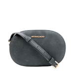 New Michael Kors Jet Set Travel Medium Phone Crossbody Saffiano Leather  Black 193599448275