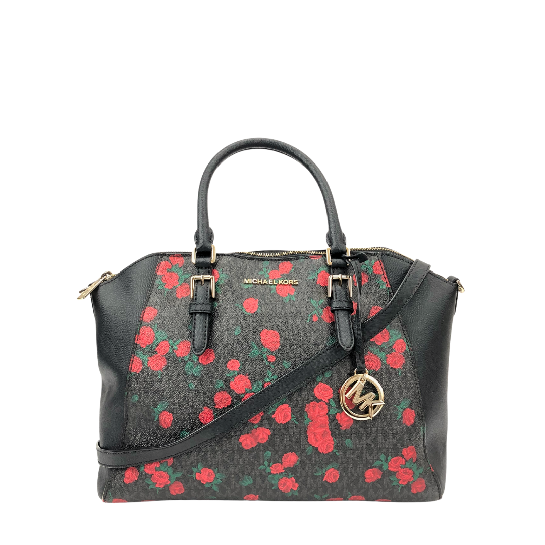 Female Red Purse with Roses Flowers. Stylish Suede Burgundy Handbag.  Valentine`s Day Present, Women`s Day. Fashion. Stock Image - Image of purse,  present: 172244185