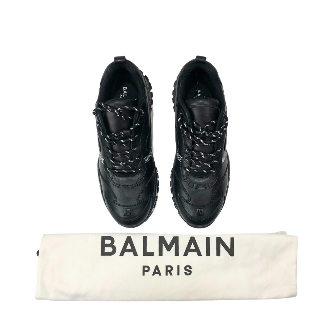Balmain Grey Low-top Men's Sneakers Size 43
