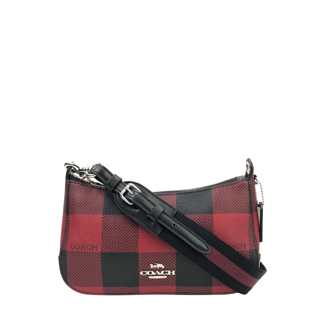 COACH® Outlet | Dempsey Shoulder Bag With Buffalo Plaid Print And Coach  Patch