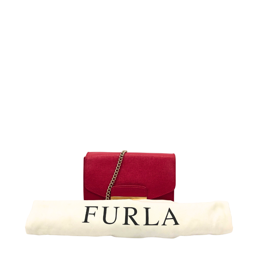 Furla MINI TOP HANDLE - Handbag - flame/red - Zalando.de