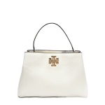 Tory Burch White Leather Britten Micro Satchel