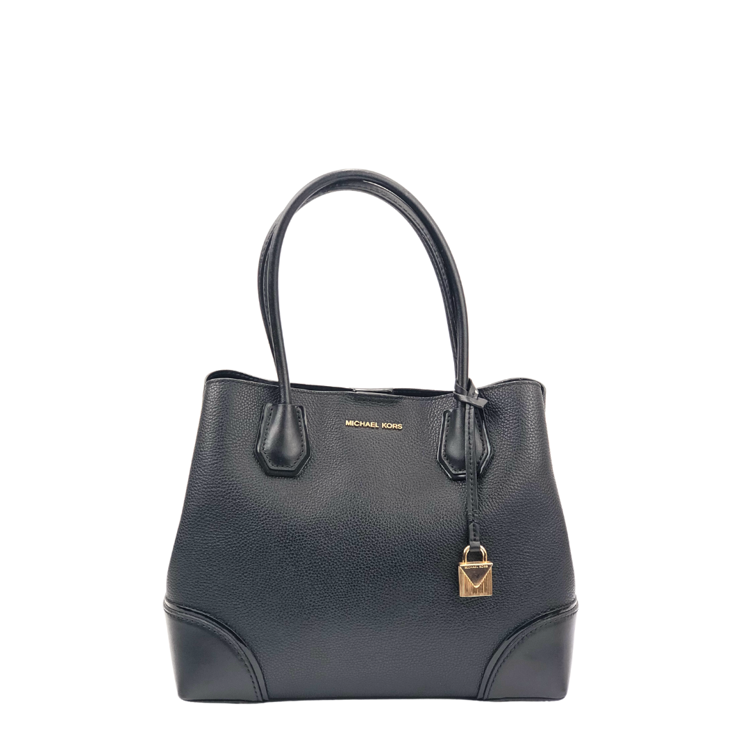 Michael Kors Black Mercer Gallery Large Satchel