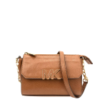 Michael Kors Florence Tan Leather Flap Crossbody