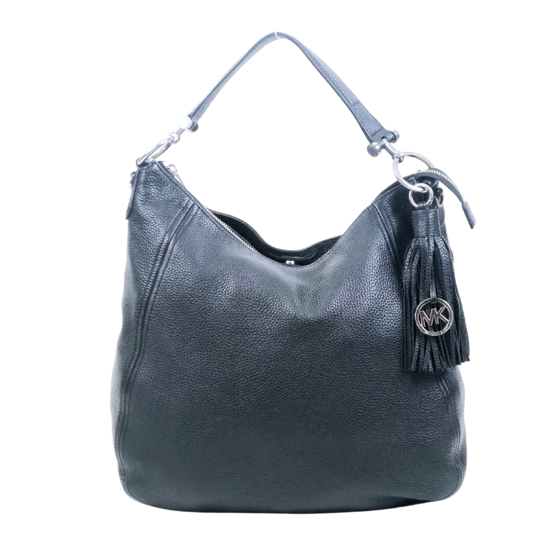 Michael Kors Sienna Large Logo Shoulder Bag - Black