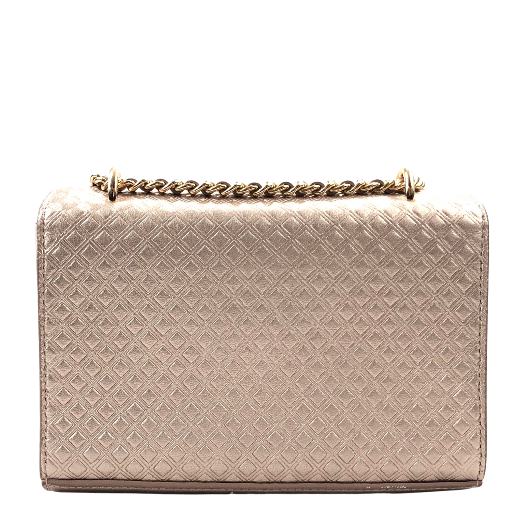 Tory Burch Marion Metallic Embossed Crossbody Bag