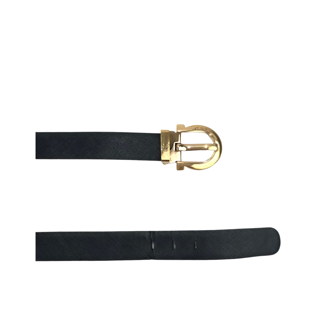 Salvatore Ferragamo Reversible Gancini Buckle Belt Size 100