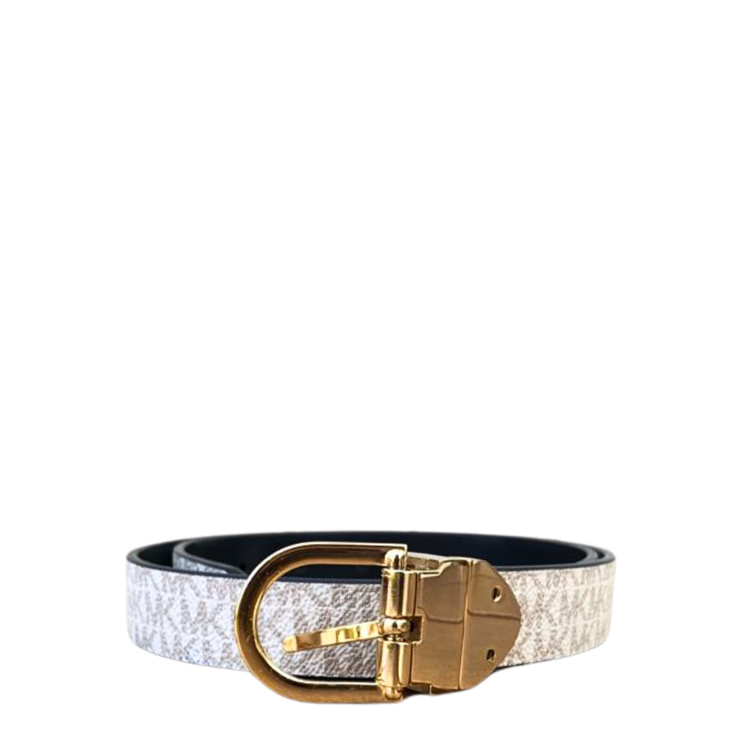 Michael Kors Pin Golden Buckle Reversible Belt Size 70 CM