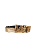 Michael Kors Logo Golden Buckle Reversible Belt Size 75 CM