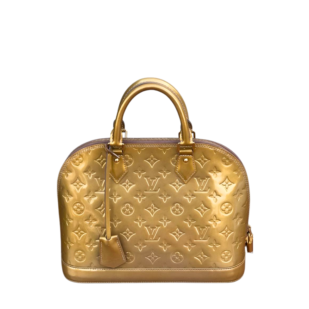 Louis Vuitton Monogram Vernis Alma PM Patent Leather Women's Bag