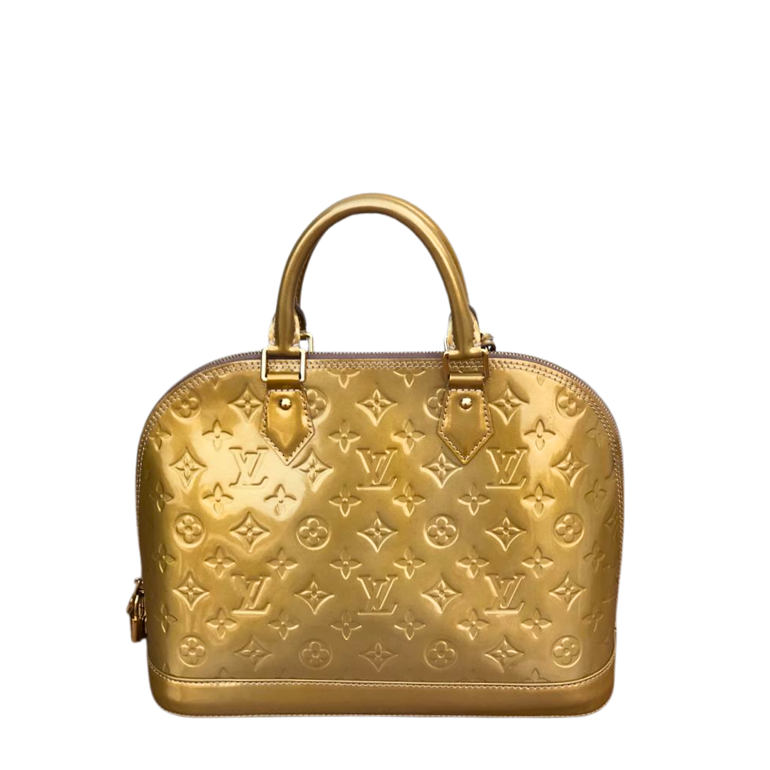 Louis Vuitton Monogram Vernis Alma PM Patent Leather Women's Bag