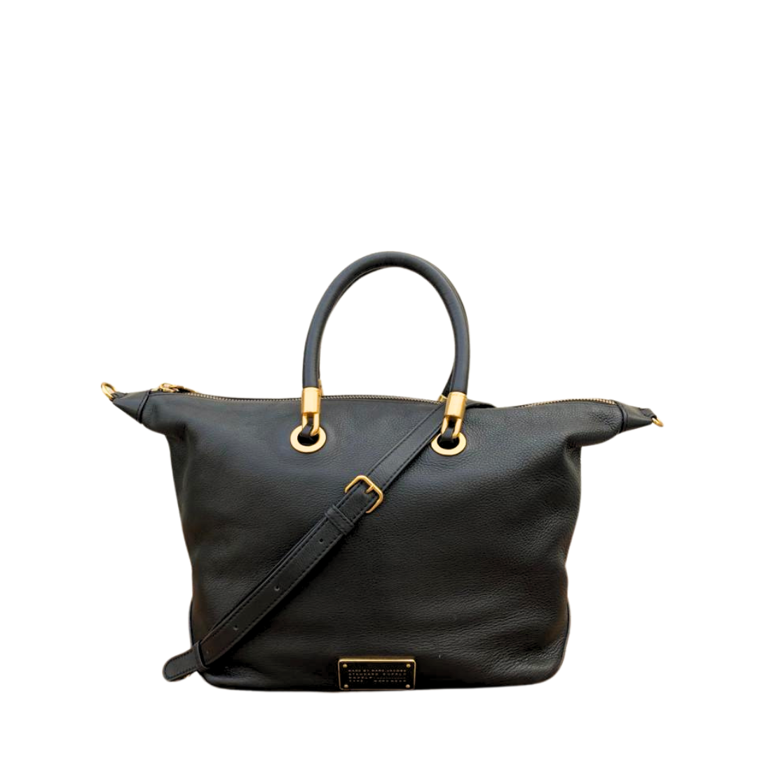 Marc by Marc Jacobs Too Hot To Handle Satchel in Black/Gold